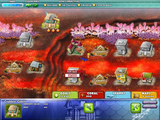 Aquapolis game screenshot - 2