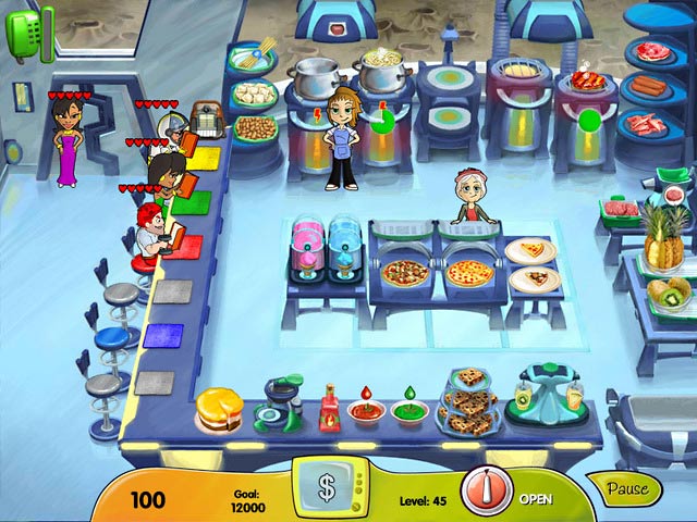 Cooking Dash: DinerTown Studios game screenshot - 2