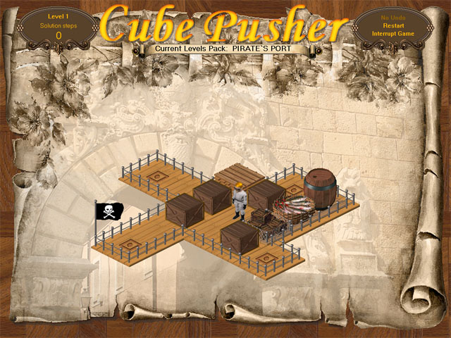 Cube Pusher game screenshot - 2