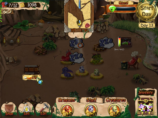 Dragon Keeper game screenshot - 2