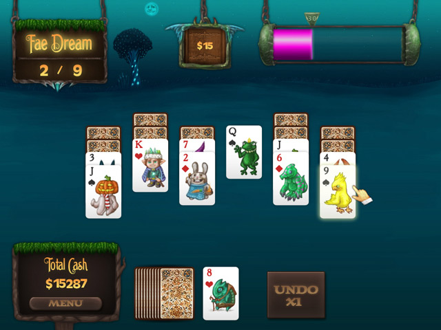 Faerie Solitaire game screenshot - 1