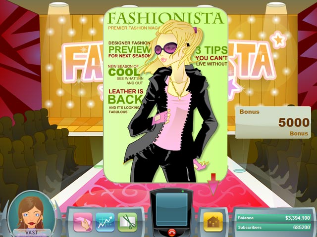 Fashionista game screenshot - 2