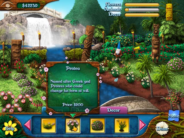 Flower Paradise game screenshot - 1