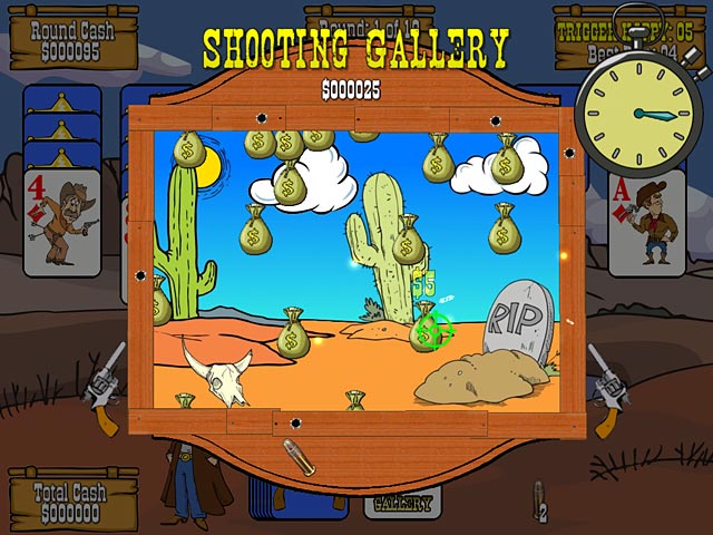 Gunslinger Solitaire game screenshot - 2