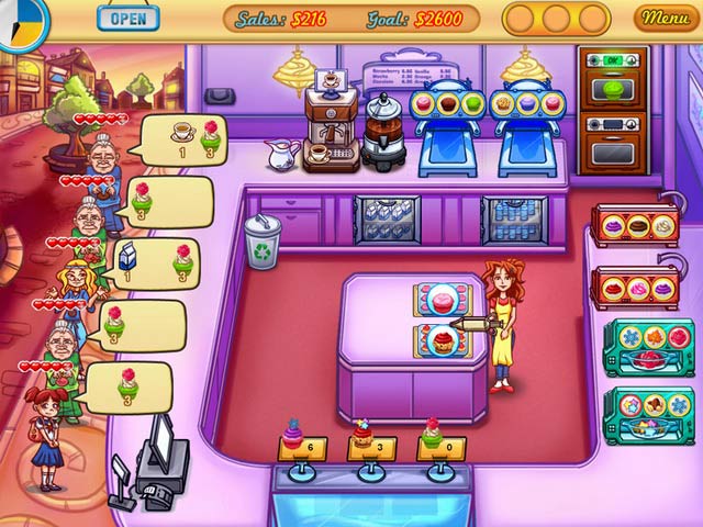 Jessica's Cupcake Cafe game screenshot - 1