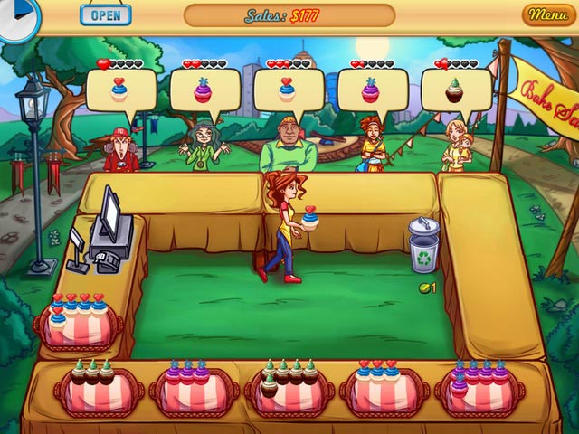 Jessica's Cupcake Cafe game screenshot - 2