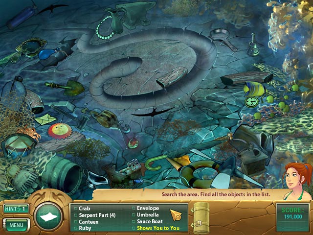 Samantha Swift: Mystery From Atlantis game screenshot - 3