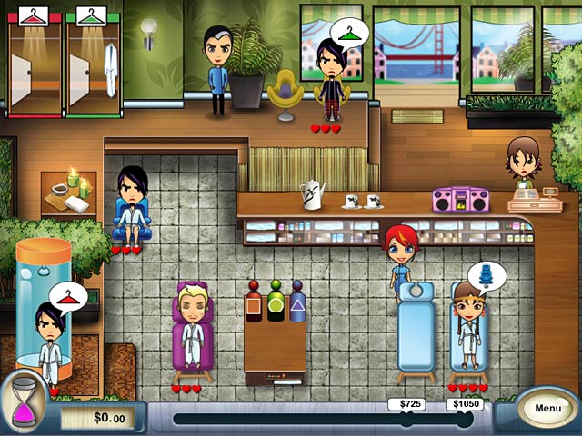 Spa Mania game screenshot - 1