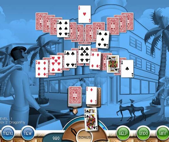 Hoyle Miami Solitaire