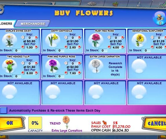 Flower Stand Tycoon